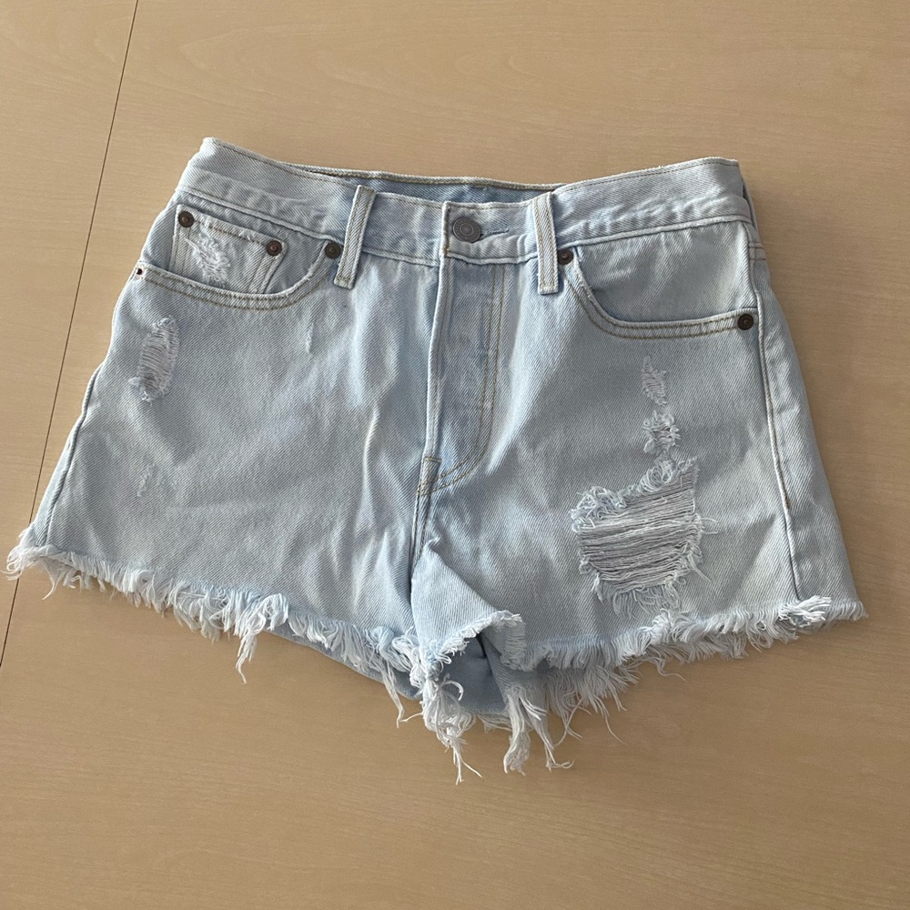 Levi's Light blue Denim Shorts
